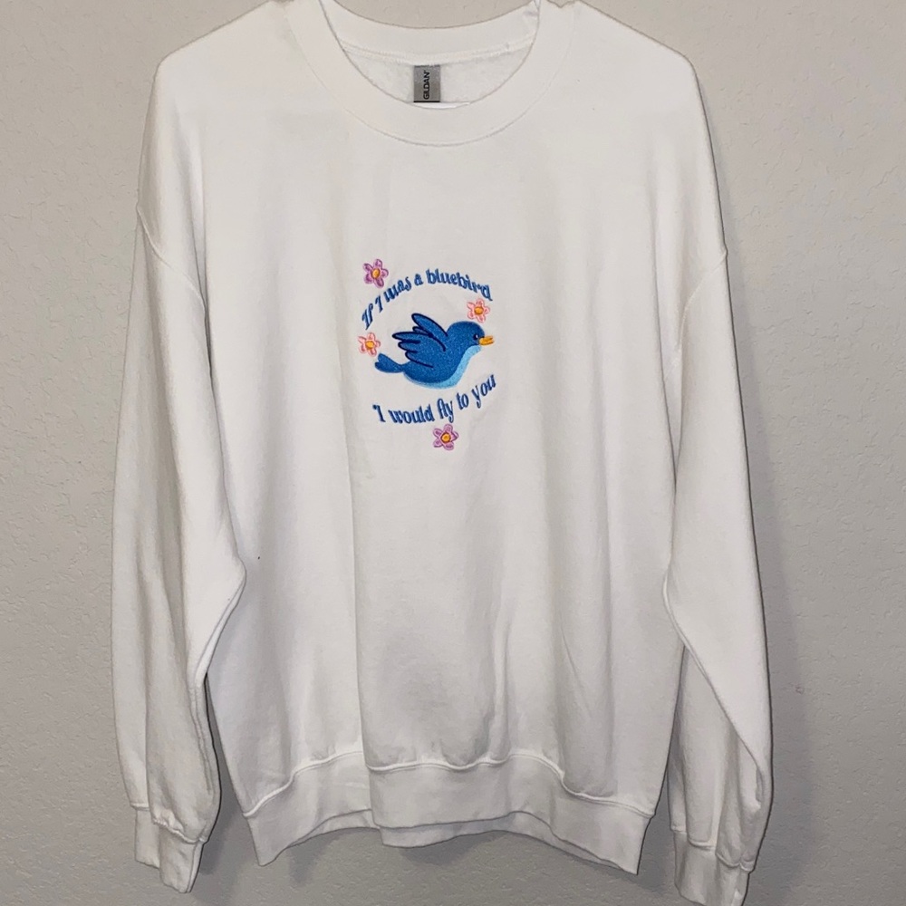 Classic White Sweatshirt
